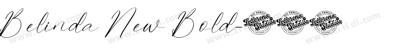 Belinda New Bold字体转换